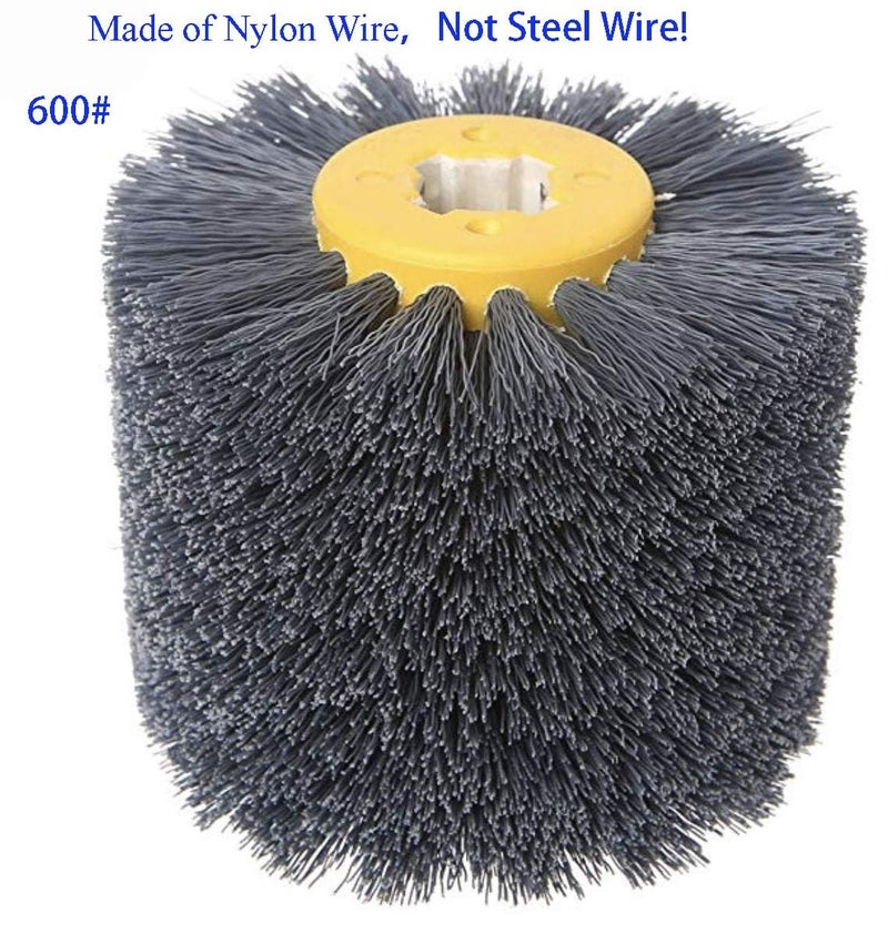 SIGNI Abrasive Nylon Drawing Wheel Drum Burnishing Polishing Brush for wooden furniture floor polishing 120X100mm 600 Grit 1pack - Image 3